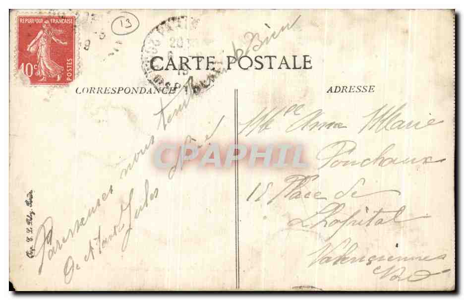 CPA Arles Vue Exterieure Des Arenes  — Verso