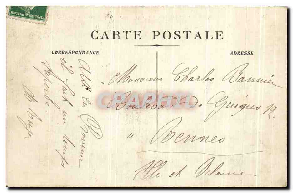 CPA Environs D'Aix En Provence Roquefavour Vue Panormique — Rückseite