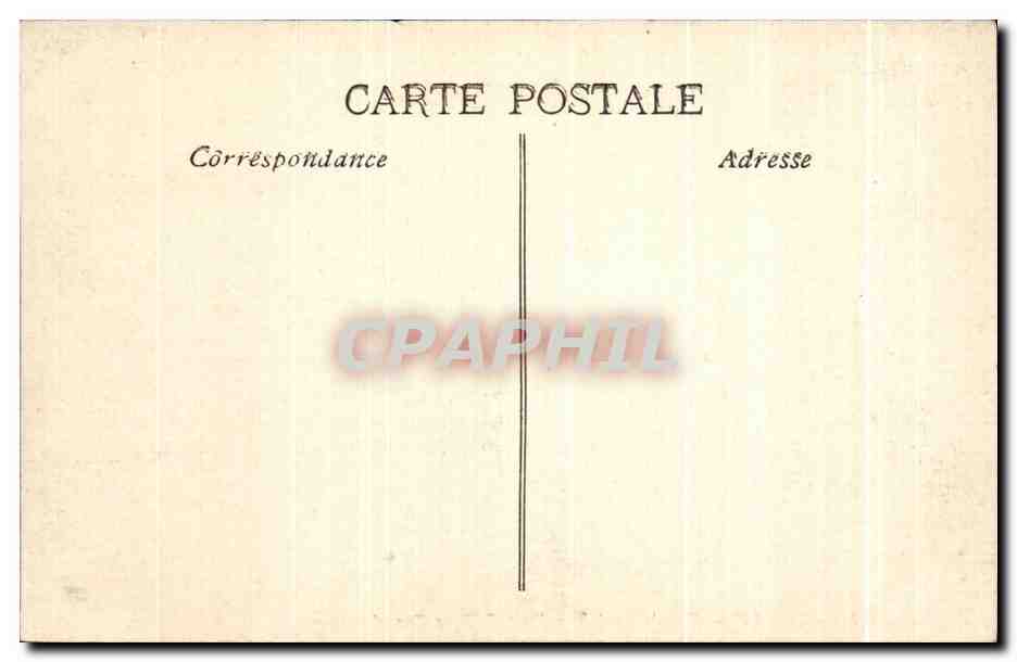 CPA Marseille Entree Du Vieux Pont Transbordeur — Verso