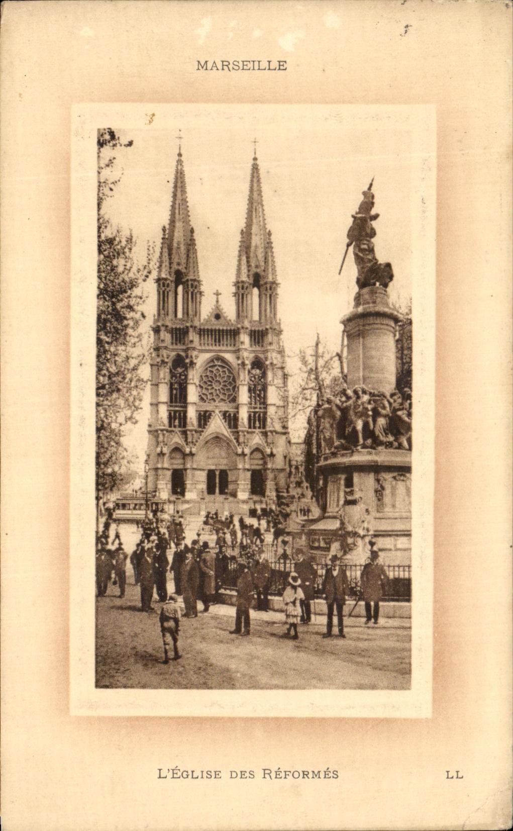 CPA Marseille Eglise des reformes 