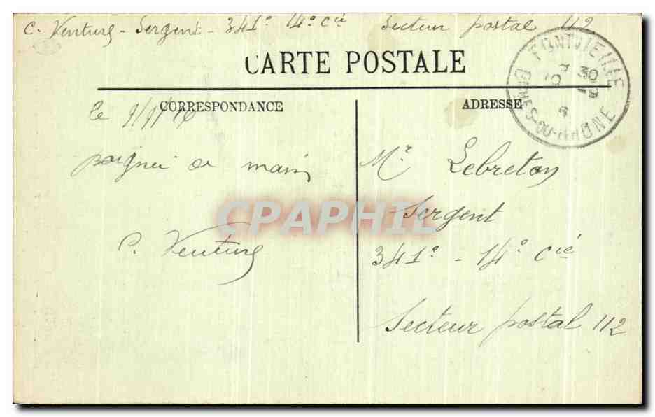CPA Arles Arlesiennes aux Alyscamps Folklore Costume — Verso