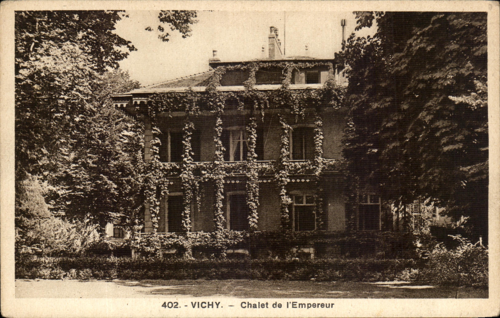 CPA Vichy Chalet De L'Empereur
