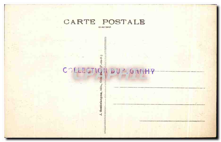 CPA Vichy La Tour De I'Horloge — Verso