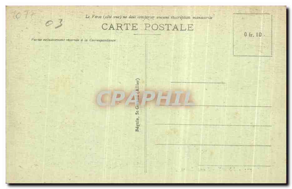 CPA Vichy Source Lucas — Rückseite