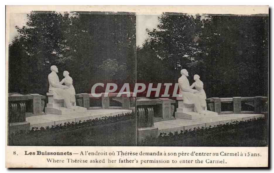 CPA Les Buissonnets Therese Demanda A Son Pere Lisieux