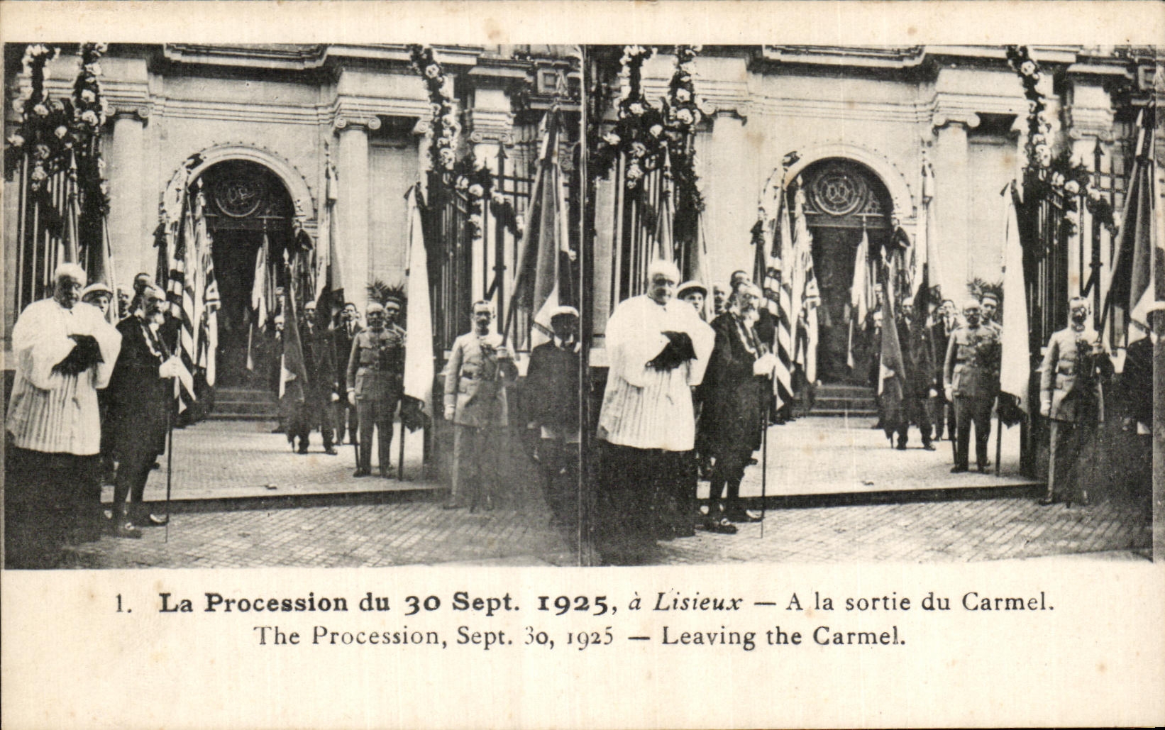 La Procession du 30 Sept. 1925, à Lisieux — A la sortie du Carmel — Repoll & Cie