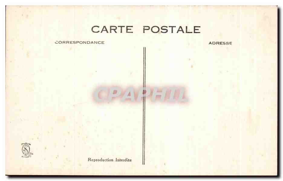 CPA Les rues pavoisees Pres de l'Eglise St Jacques 245348 — Verso