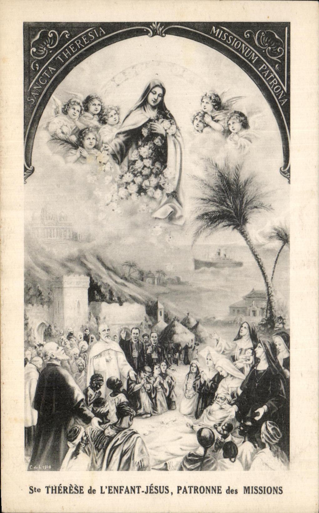 Ste Thérèse de l'Enfant-Jésus, Patronne des Missions — C. de L. 1928