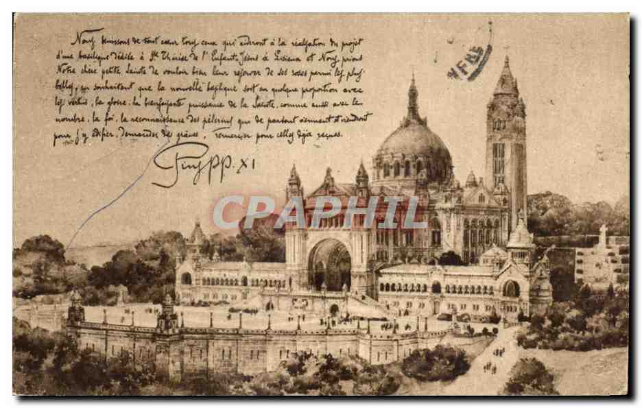 Basilique de l'Enfant-Jésus à Lisieux — projet architectural — éditeur 'Bois Sculpté'
