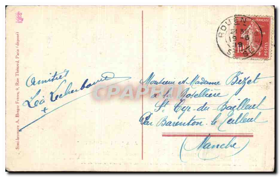 CPA Aux Buissonnets a Lisieux Soeur Bernadette — Rückseite