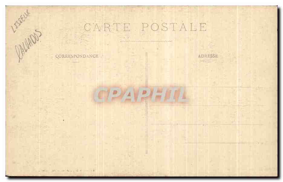 CPA Lisieux Bernadette Cimetiere — Verso