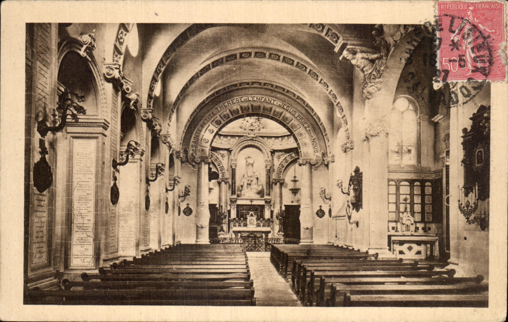 CPA La Chapelle des Carmelites de Lisieux 