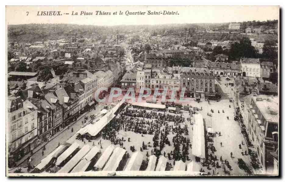 Lisieux — La Place Thiers et le Quartier Saint-Désiré — éditeur non identifié, n°7