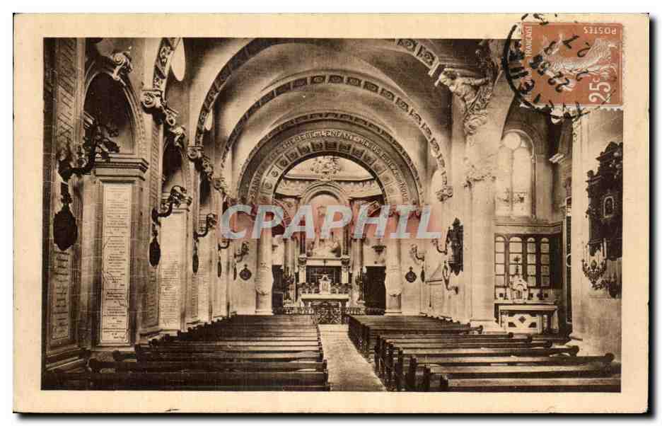 Innenansicht der Carmelitenkapelle in Liseux — Verlag Sennelier, Nr. 4