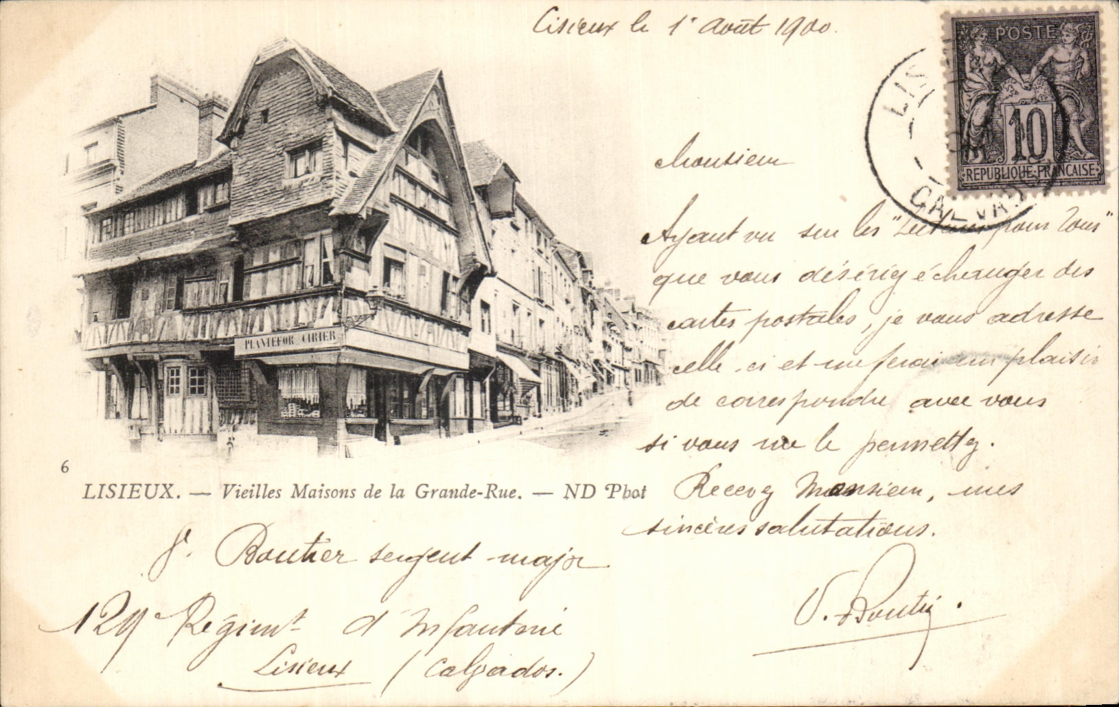 Lisieux — Vieilles Maisons de la Grande-Rue — ND Pbot