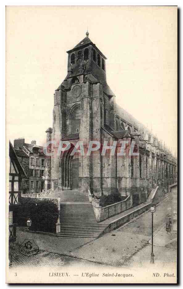 CPA Lisieux L'Eglise Saint Jacques