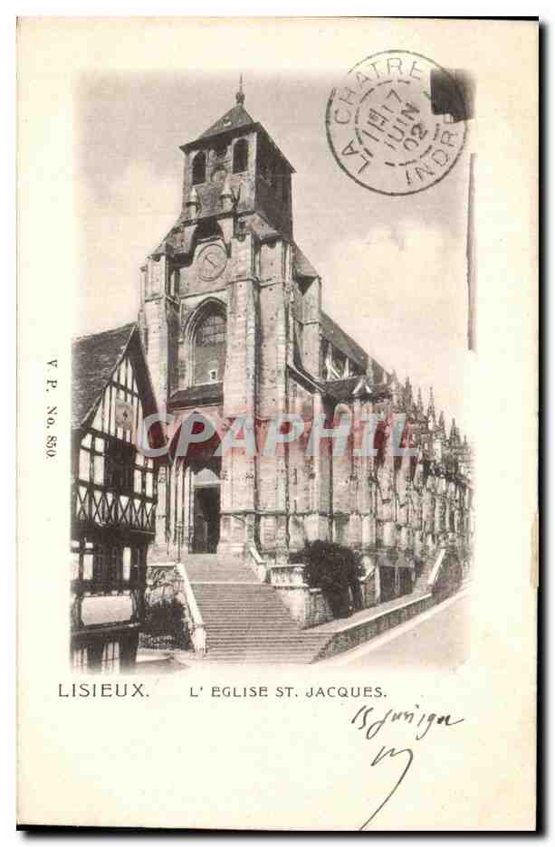CPA Lisieux L'Eglise st Jacques