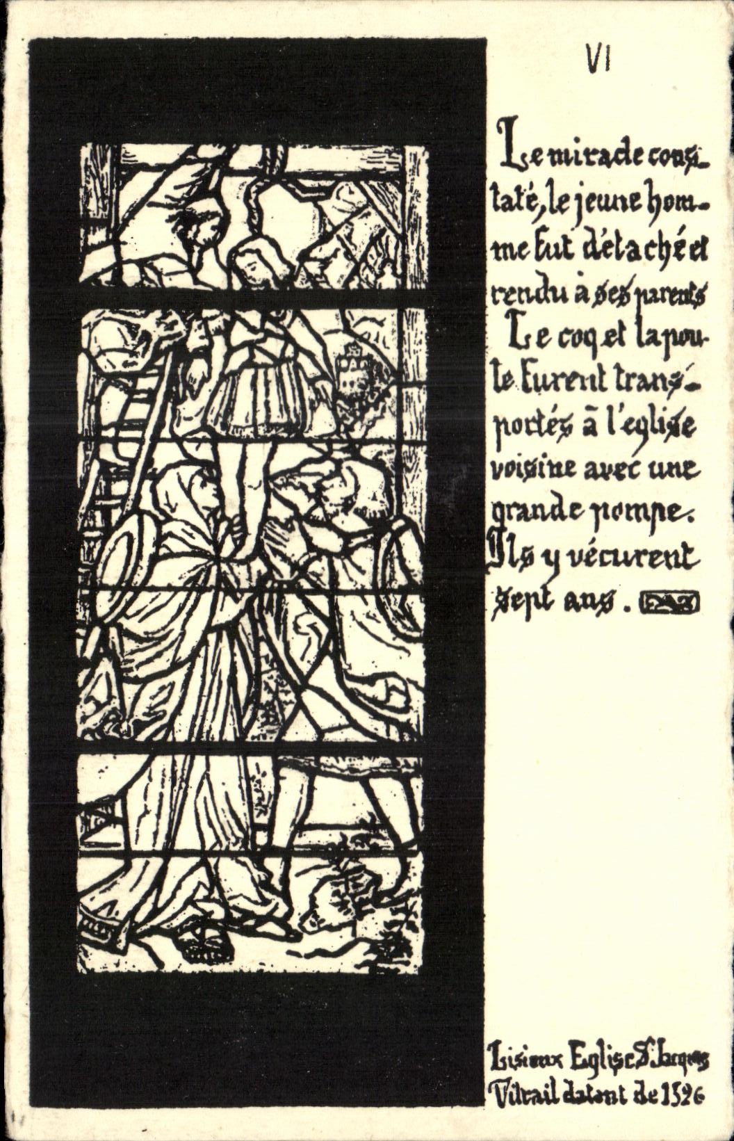 Lisieux - Kirche Saint-Jacques — Glasfenster aus dem Jahr 1526 — VI