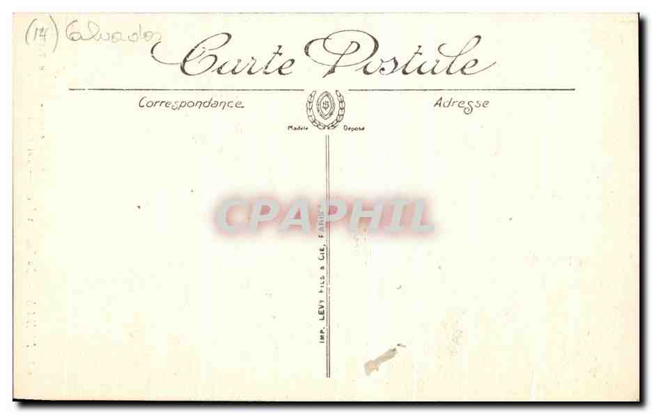 Lisieux — La Rue aux Fées — Édition Artistique Marhin, Tabacs — Rückseite