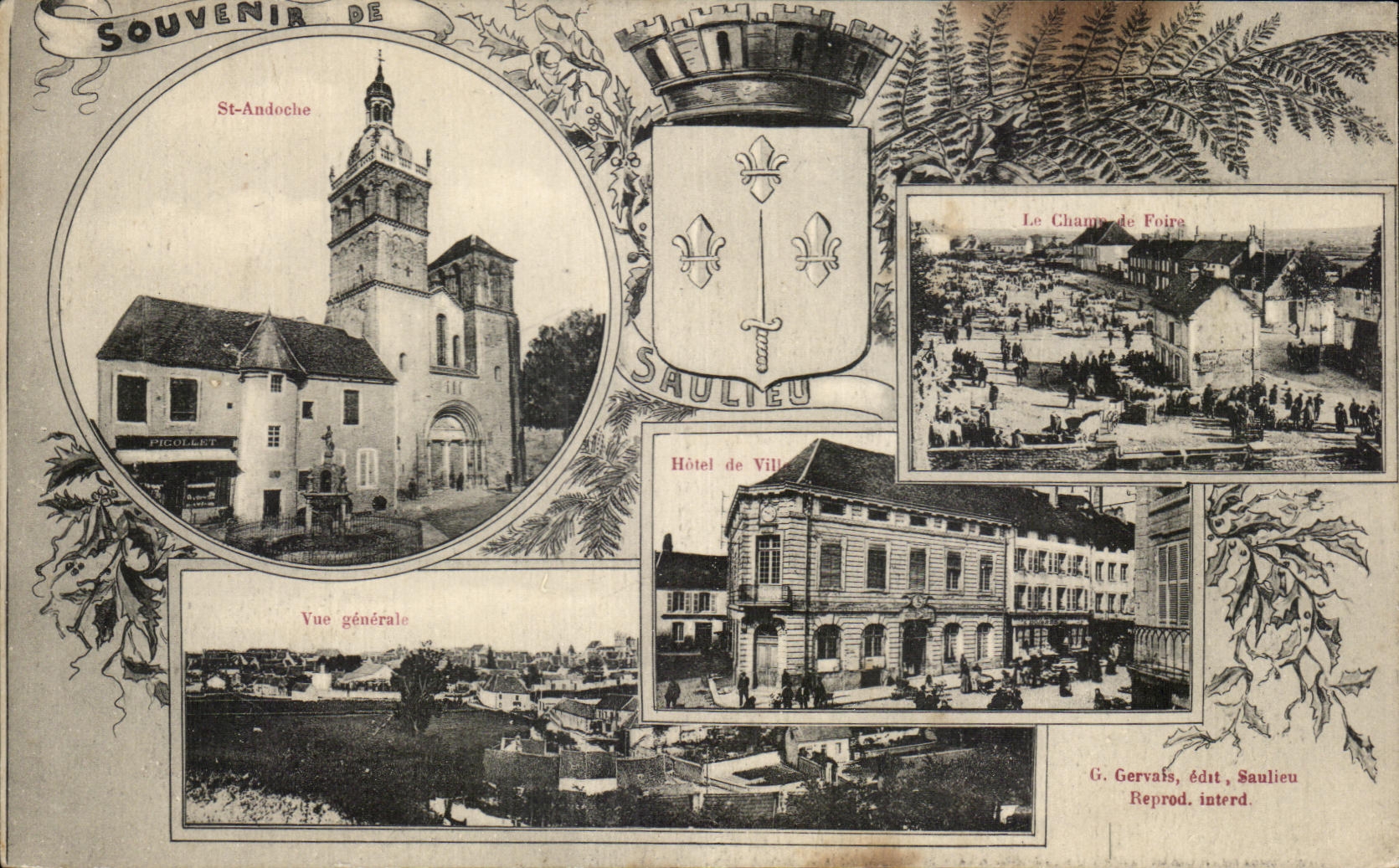 CPA Saulieu St Andoche Vue generale
