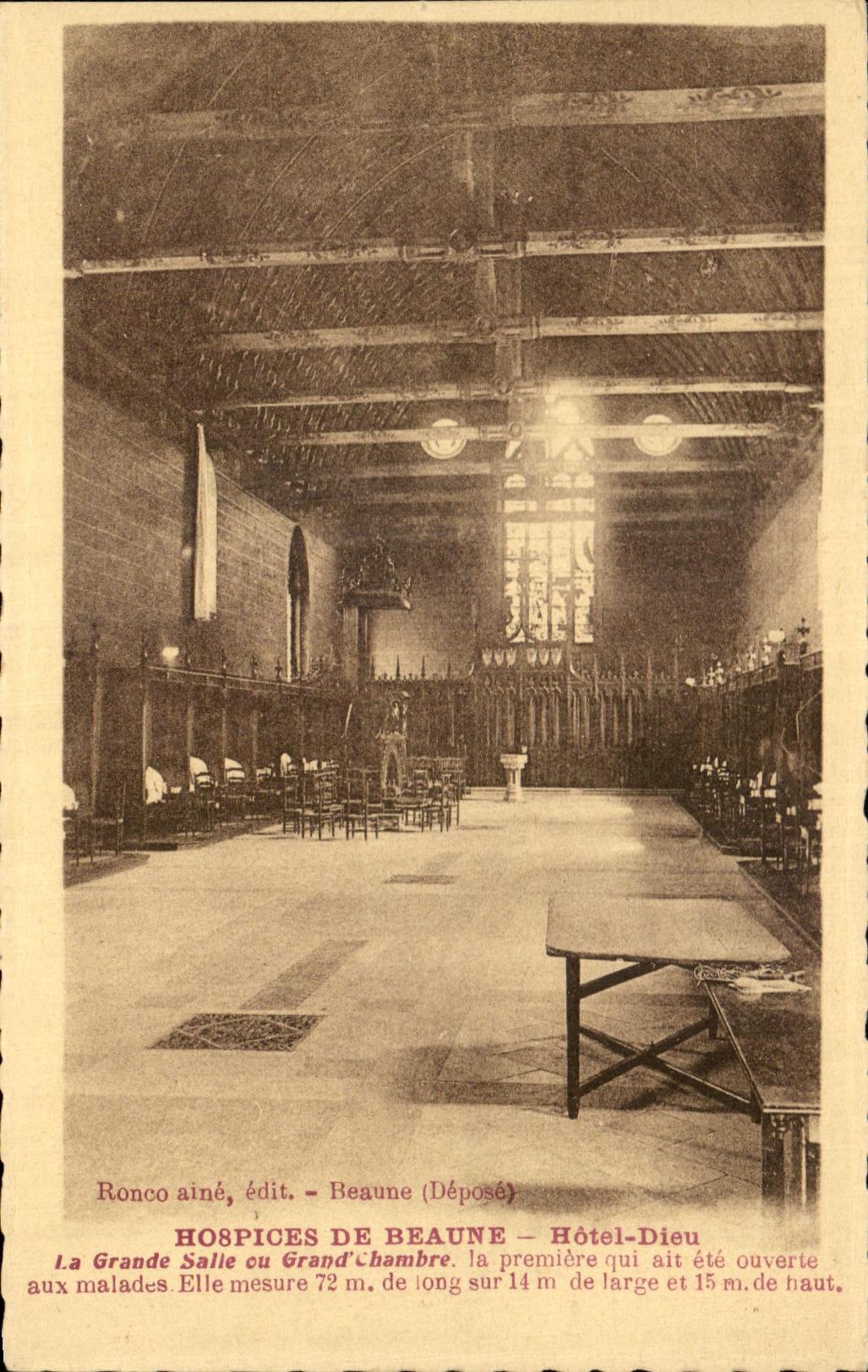 Hospices de Beaune — Hôtel-Dieu — La Grande Salle ou Grand'Chambre