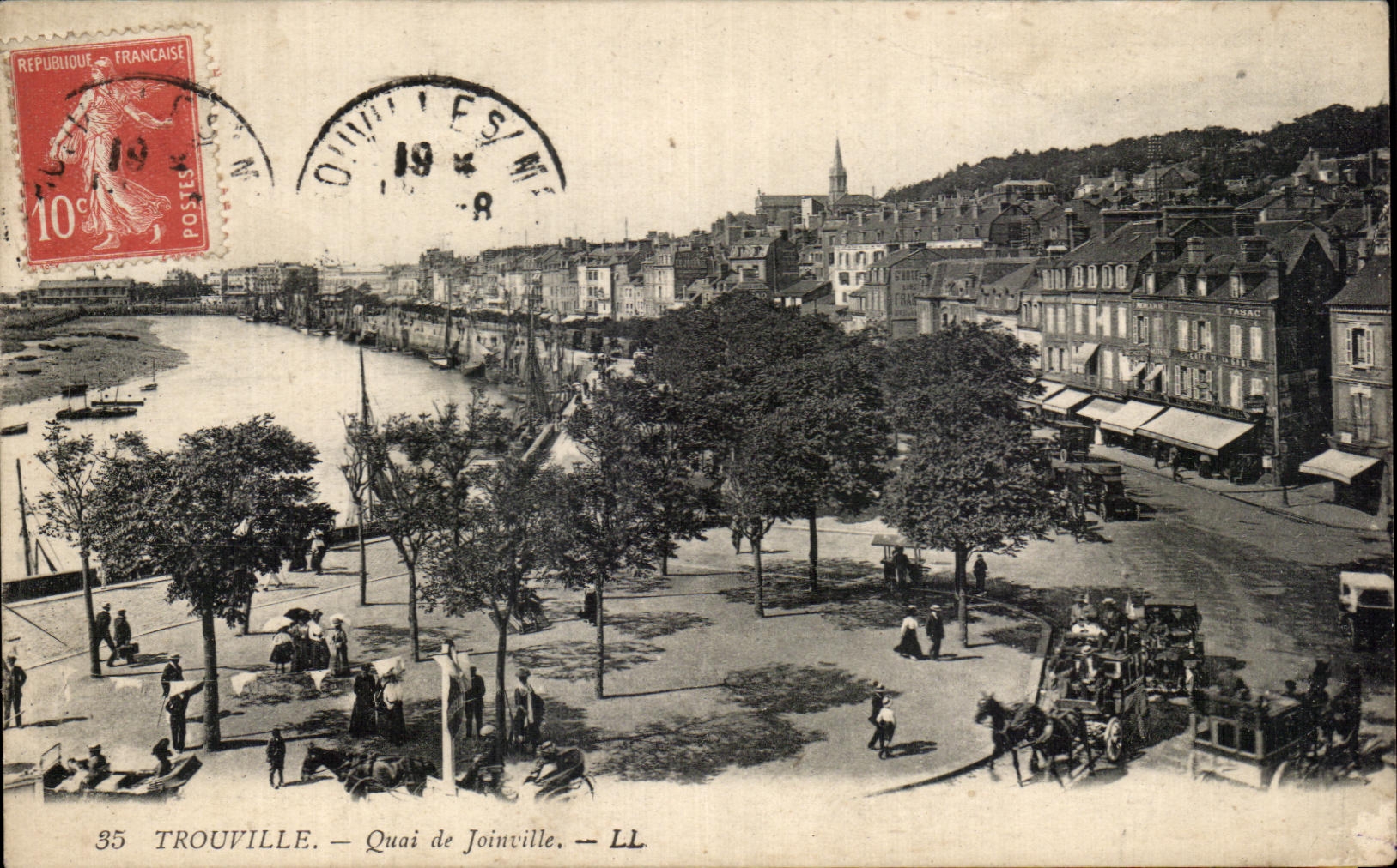 CPA Trouville Quai De Joinville