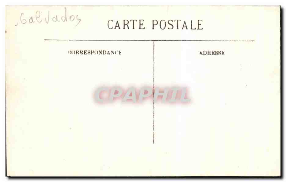 CPA Trouville La Jetee Promenade — Verso