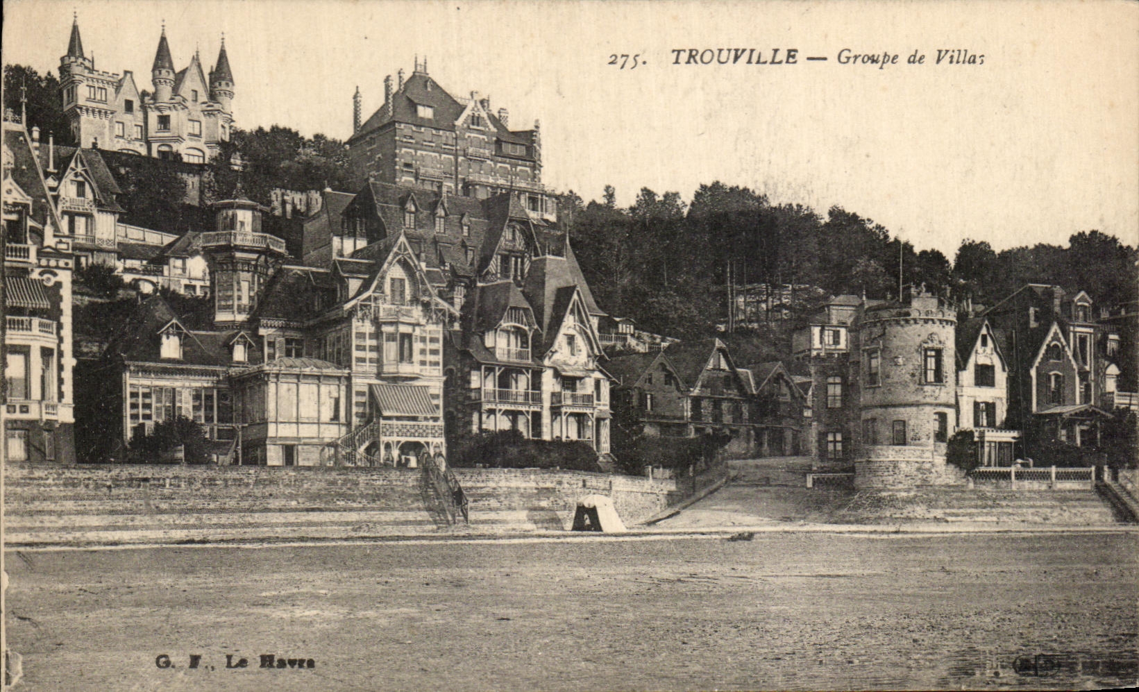 Trouville — Groupe de Villas — G. V. Le Havre