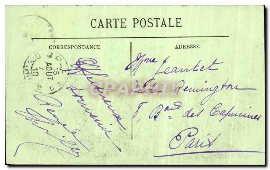 TROUVILLE — Couche de Soleil — LL. — N° 137 — Verso