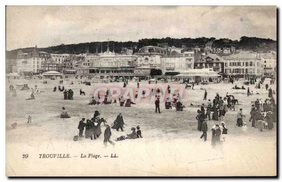 Trouville — La Plage — LL. — Éditeur LL. n°29