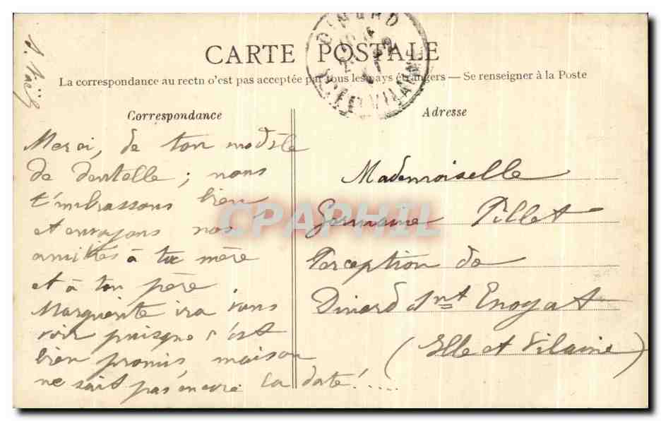 TROUVILLE — Vue Générale de la Jetée-Promenade — Éditeur non visible, n° de série 40 — Rückseite