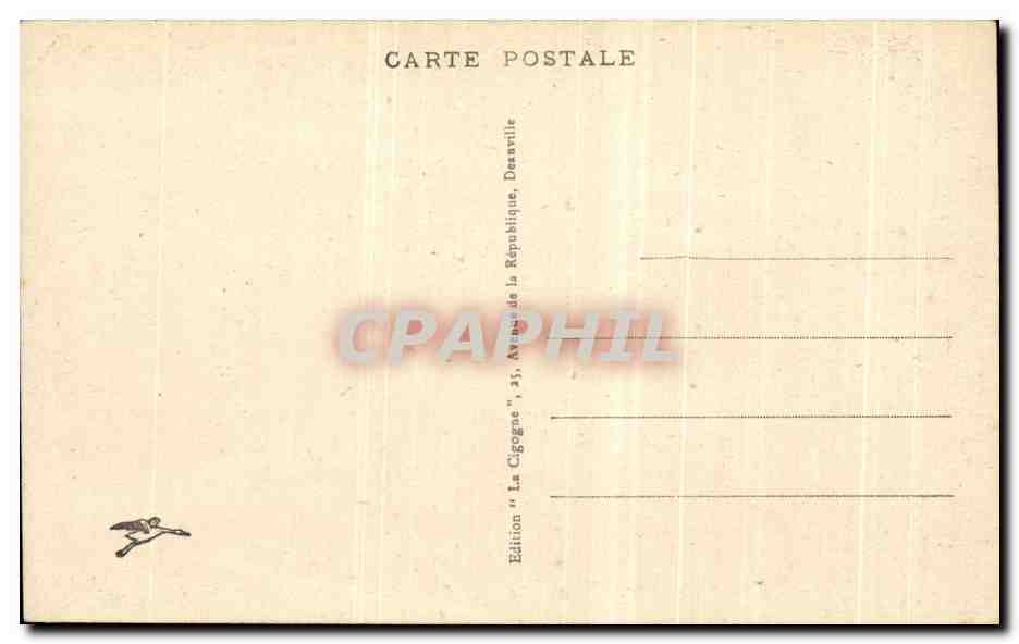Trouville, la Reine des Plages — La Plage — The Queen of Beaches — The Beach — Rückseite