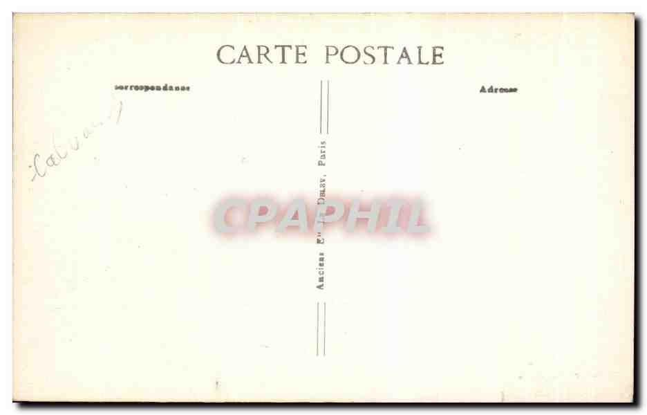 CPA Trouville Les Planches — Verso