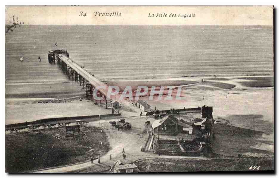 Trouville — La Jetée des Anglais — éditeur inconnu, n° 34