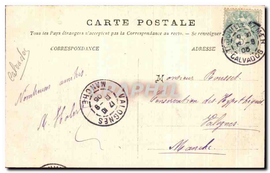 Trouville — La Jetée des Anglais — éditeur inconnu, n° 34 — Rückseite