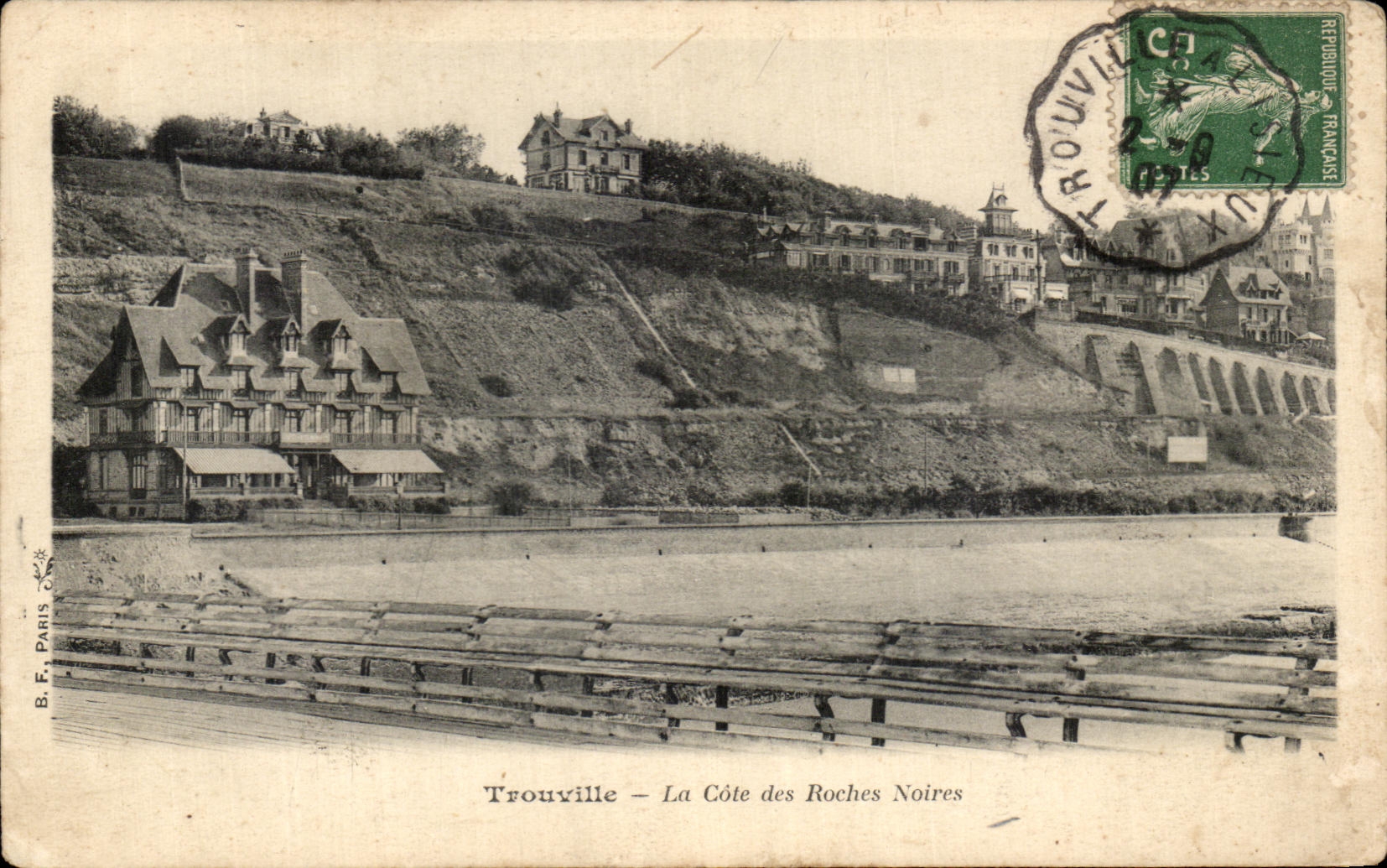 CPA Troucolle La Cote Des Roches Noires