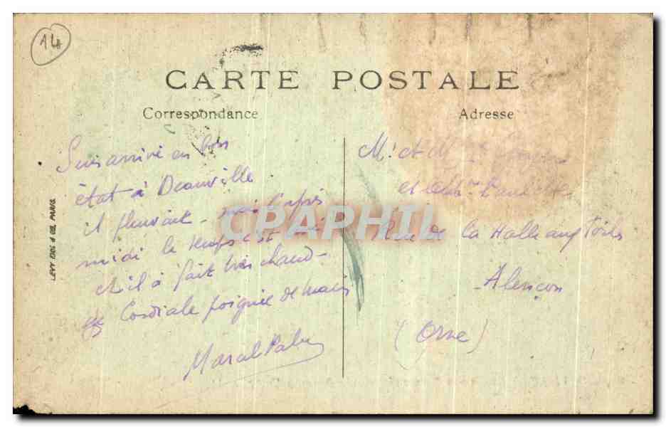 TROUVILLE — La Maison Normande — The Norman House — LL — Verso