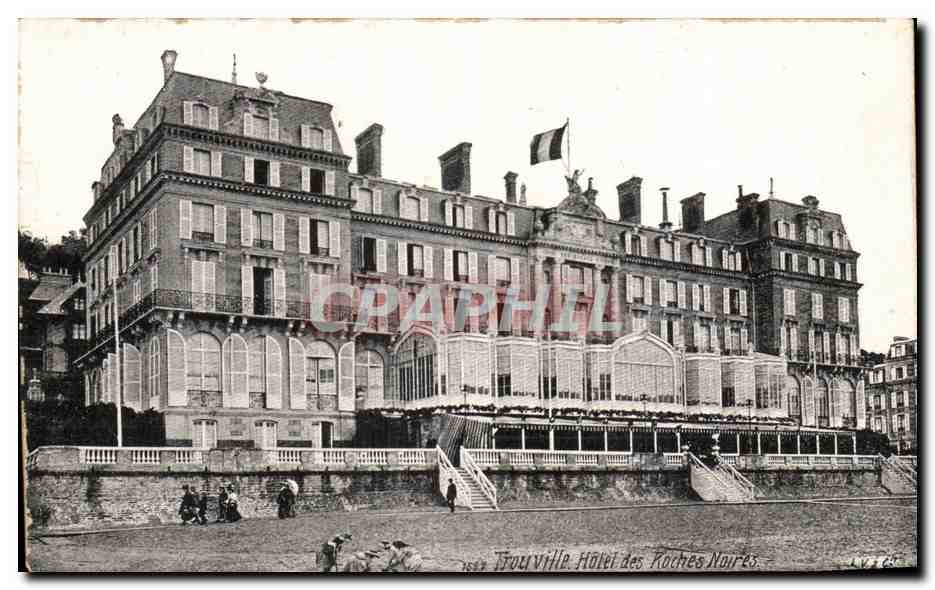 CPA Troucolle Hotel Des Roches Noires 