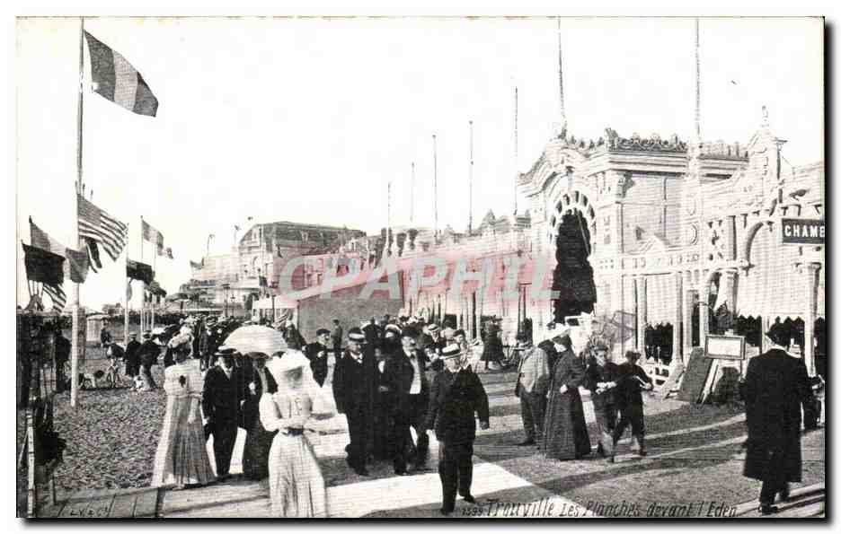 Traville Les Planches devant l'Eden — Exposition de 1900 — Éditeur AQUA PHOTO PARIS