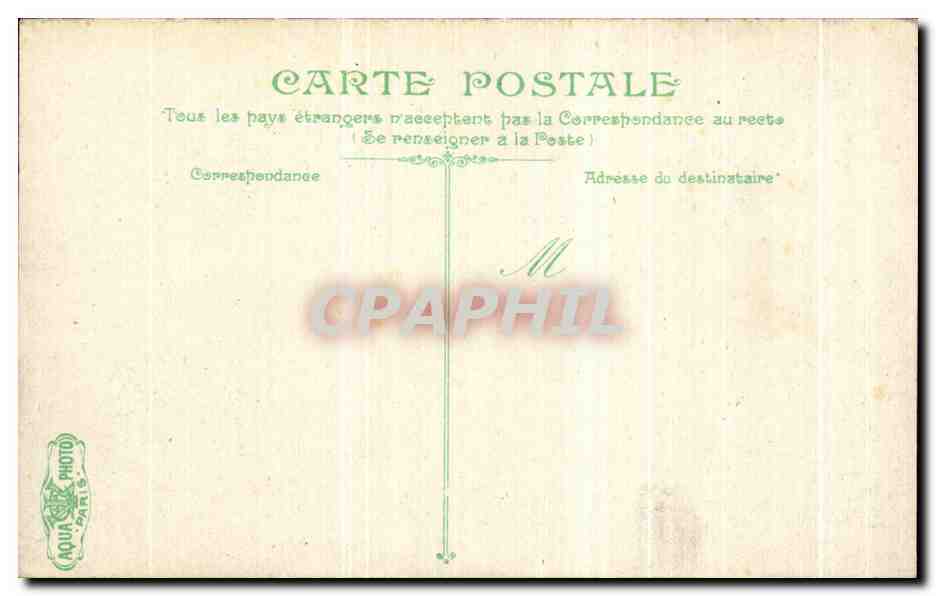 Traville Les Planches devant l'Eden — Exposition de 1900 — Éditeur AQUA PHOTO PARIS — Rückseite