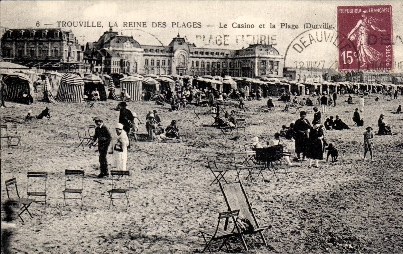 Trouville, la Reine des Plages — Le Casino et la Plage (Durville)