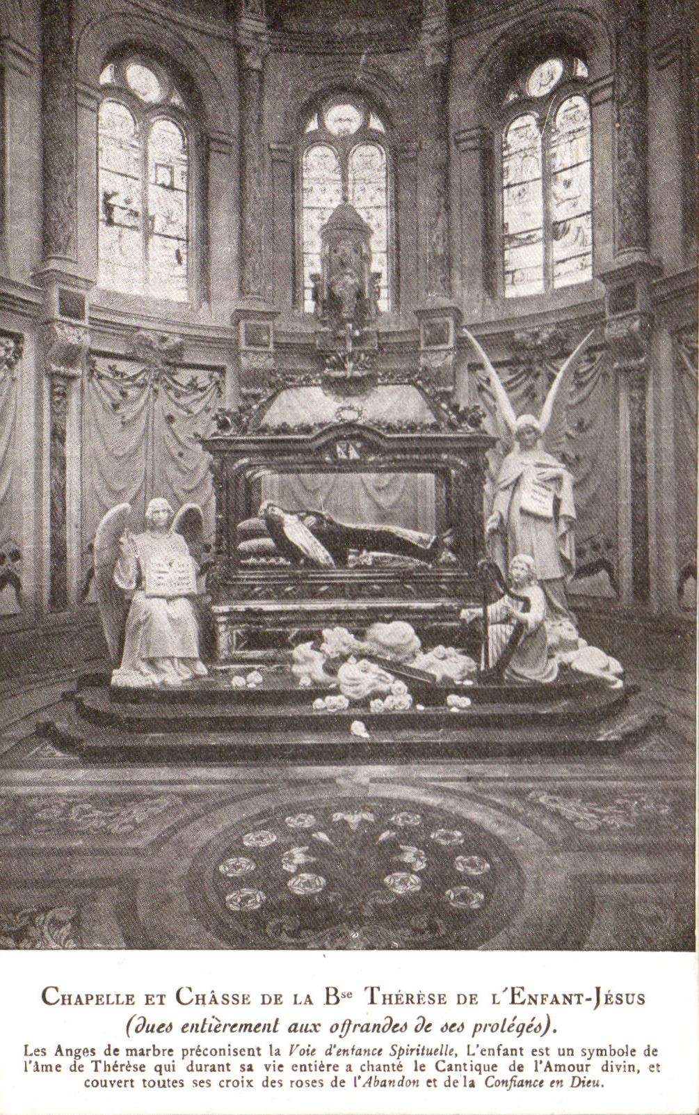 CPA Chapelle Et Chasse De La Therese De L'Enfant Jesus Lisieux