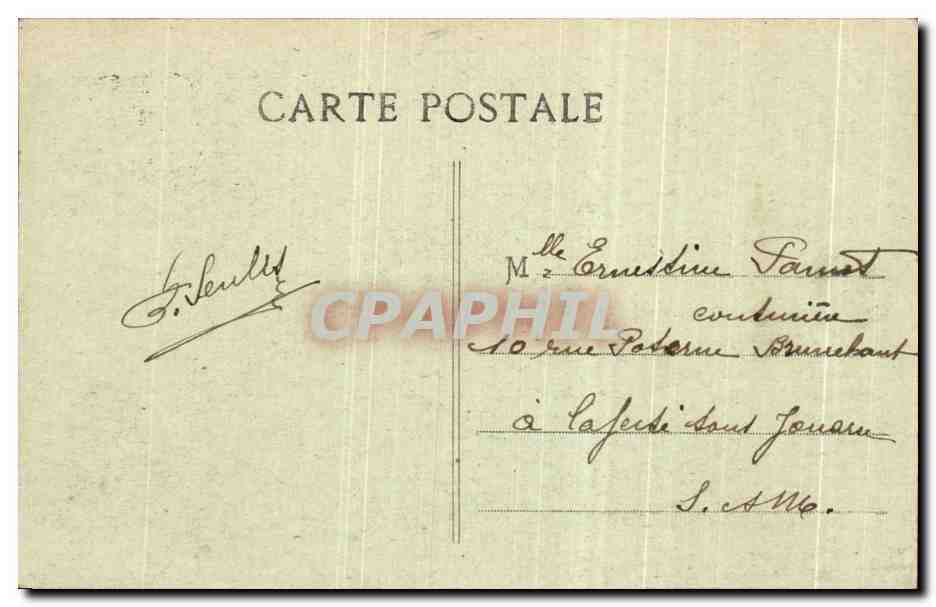 CPA Marseille Rue De La Republique — Verso