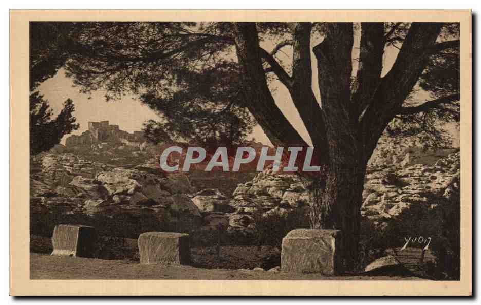 Landschaft von Baux — Überblick über Baux — Kunstausgabe YVON