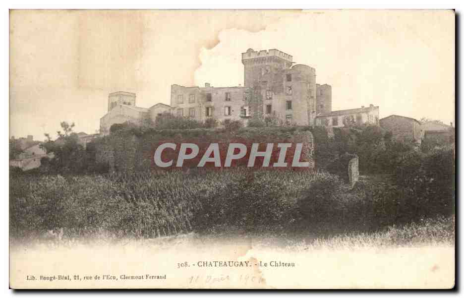 Châteaugay - Le Château — Lib. Bongé-Béal, 21 rue de l'Écu, Clermont-Ferrand, n° 308