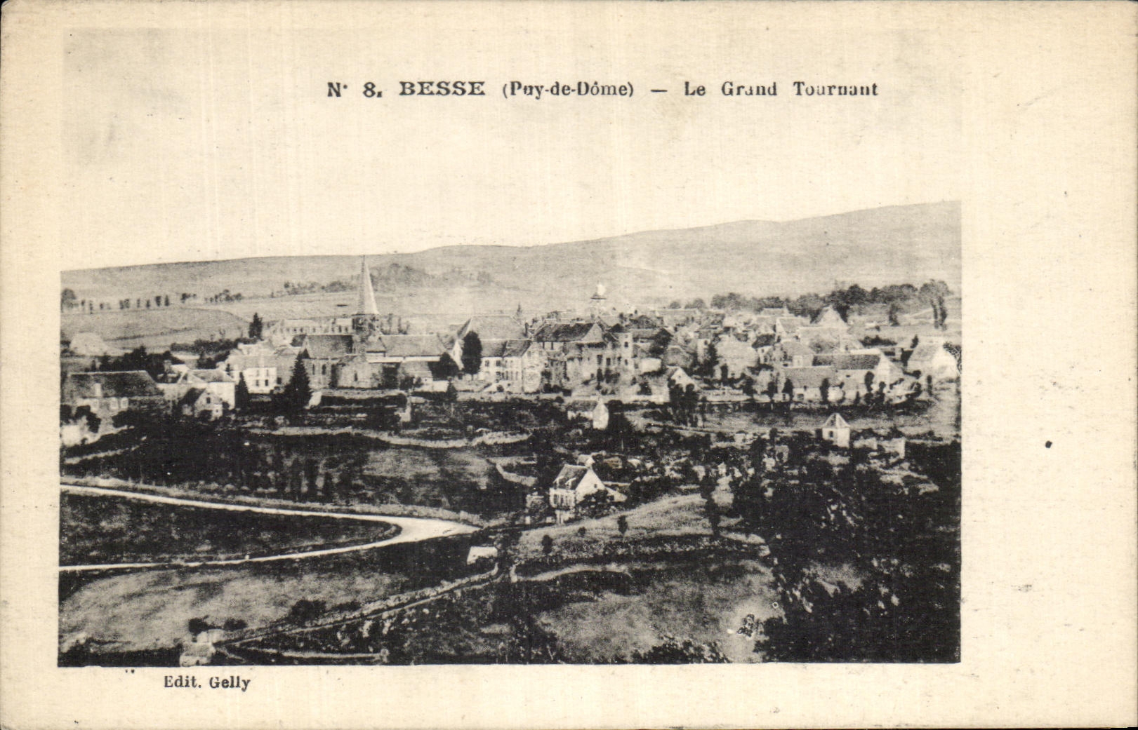 CPA Besse Le Grand Tournant