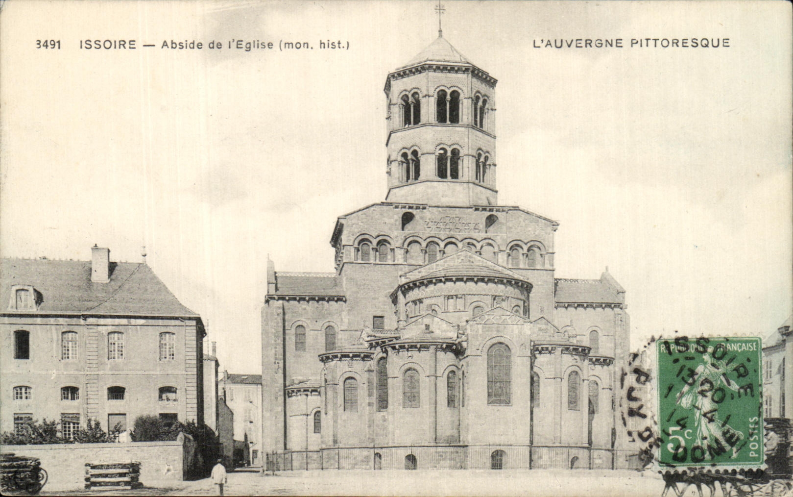 Issoire — Abside de l'Église (mon. hist.) — L'Auvergne Pittoresque, n° 3491