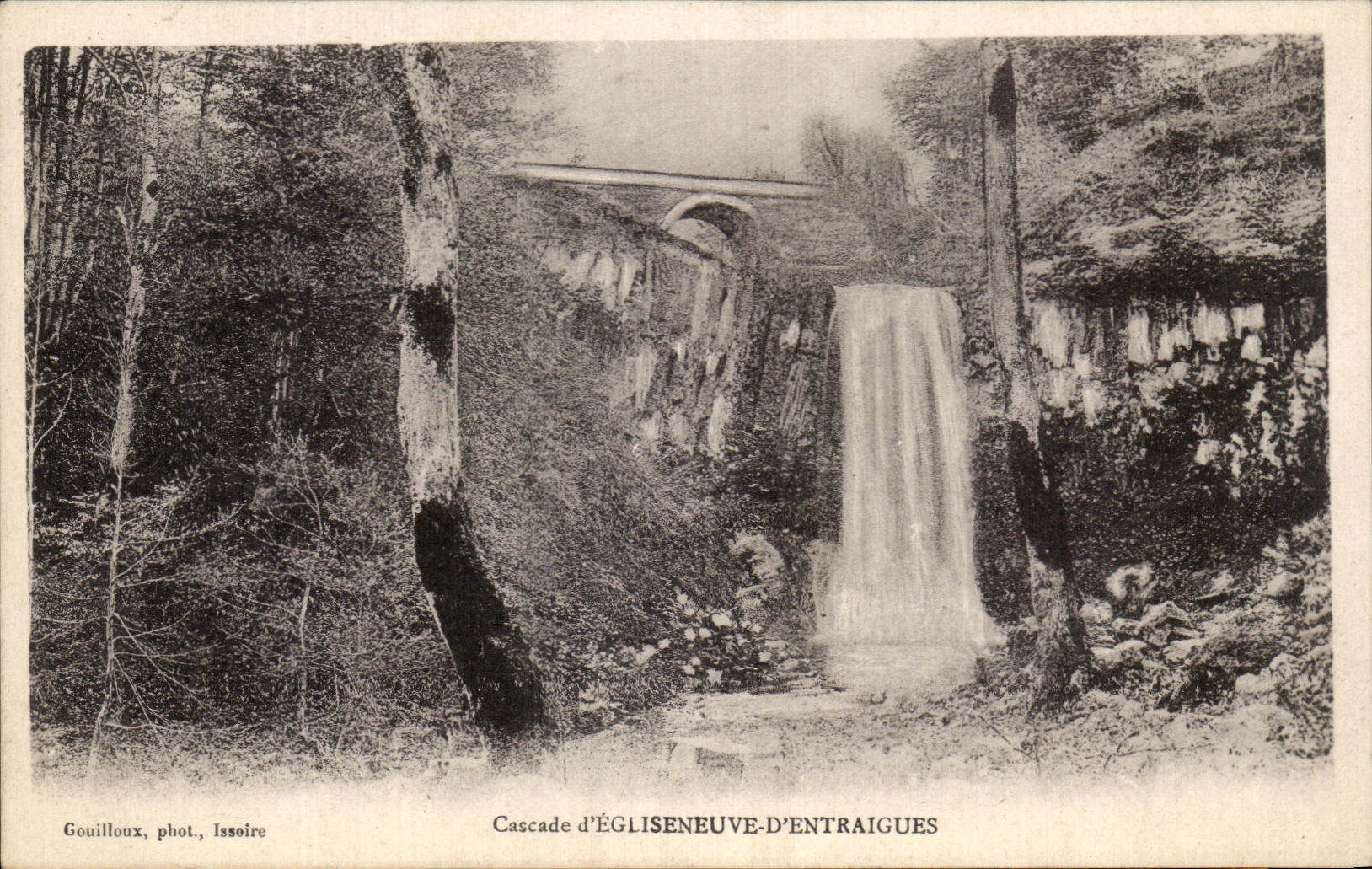 Cascade d'Égliseneuve-d'Entraigues — Gouilloux, phot., Issoire