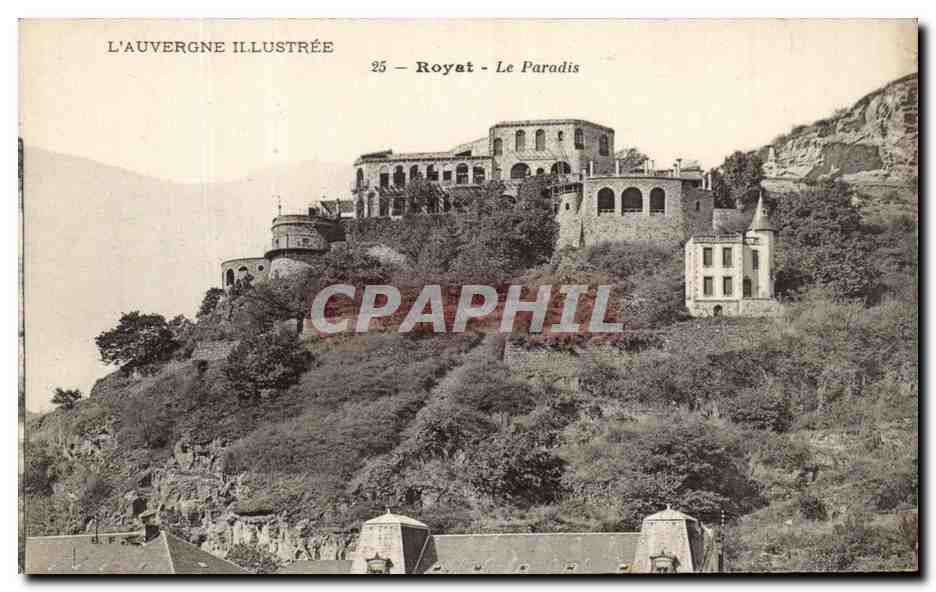 CPA L'Auvergne Illustree Royat Le Paradis