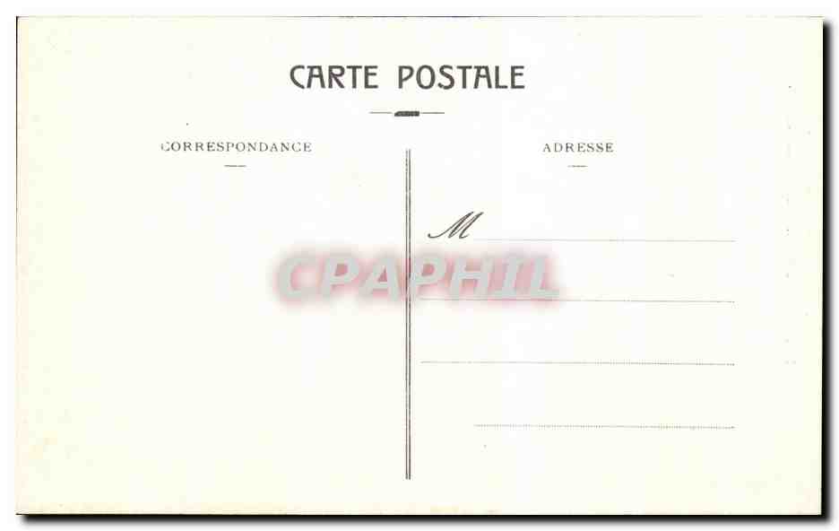 CPA L'Auvergne Pittoresque Vic Le Comte Entree de l'Eglise — Rückseite